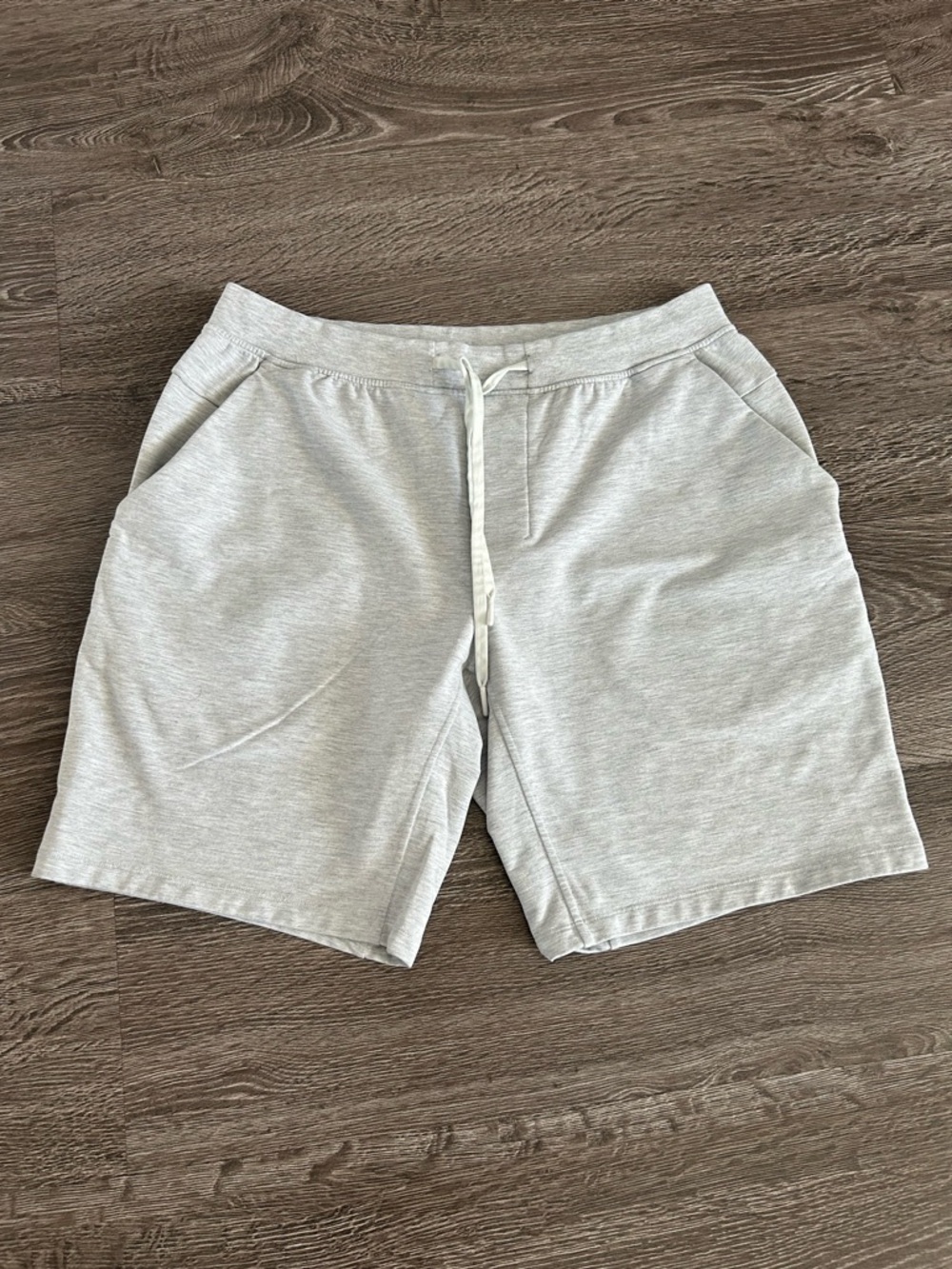 Lululemon Men's city sweat French terry Light Gray  Drawstring Shorts
